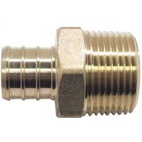 Adapter PEX 1 in Brass Male