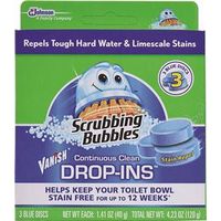 Scrubbing Bubbles 70480 Toilet Bowl Cleaner, 4.23 oz BLU/Bleach 2000 Flushes