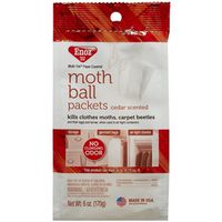 Enoz Moth-Tek E220.6T Moth Ball, Crystalline Solid, Cedar Scent, White Moth Packets