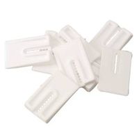 Plumb Pak PP836-55 Toilet Shim, Plastic, White Toilet Shims Soft