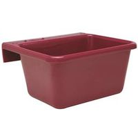 Fortex-Fortiflex Pet Feeder, Small, 5 Qt Volume, Red