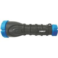 Dorcy 41-2958 Flashlight, LED, 110 Lumens, 100 m Beam Distance, 18 hr Run Time, Blue/Red/Yellow