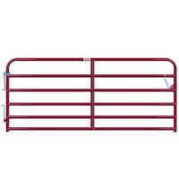 Behlen Country 40120101 Heavy-Duty Gate, 120 in W x 50 in H, Steel Frame, Red