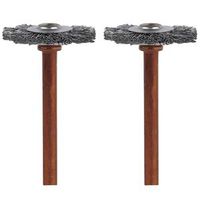 Dremel 530-02 Brush, 3/4 in Dia, 1/8 in Arbor/Shank, Stainless Steel Bristle Brush