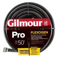 Gilmour Pro Flexogen 5/8" x 50' Garden Hose, Black