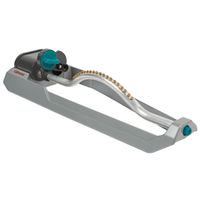 Gilmour 880203-1001 Oscillating Sprinkler, Rectangular Metal, 18.3 x 6.3 x 3.4 in