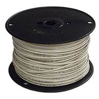 Southwire 14WHT-SOLX500 Series Building Wire, White Sheath, 14 AWG, 1-Conductor, 500 ft L, Copper