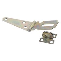 National Hardware N129-577 Hinge Hasp, 3" L, 1-5/32" W, Steel, Zinc, 5/16" Dia Shackle