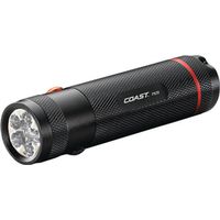 Coast 19286 Dual Color Flashlight, 315 Lumens, Bulls-Eye Spot Beam, Black