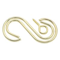 National Hardware V2665 Series N275-123 Extension Hook Kit, 3-1/2" BRS Plant Hook Kit