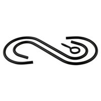 National Hardware V2665 Series N275-180 6" Black Steel Extension Hook Kit