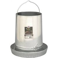 Little Giant 914043 Poultry Feeder, 30 lb Capacity, Rolled Edge, Galvanized Steel 30LB HD Hang Feede
