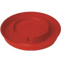 Little Giant 750 Poultry Waterer Base, 9 in Dia, 1-1/2 in H, 1 gal Capacity, Red