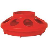 Little Giant 806RED Feeder Base, 1 Qt Capacity, 8 Openings, Red