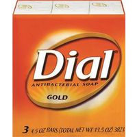 Dial Manufacturing Gold Bar Soap, Mild, 4 oz, 3 Pack