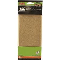 Gator Sanding Sheet, 3-2/3" W x 9" L, 100 Grit, Medium, Aluminum Oxide, Paper Backing