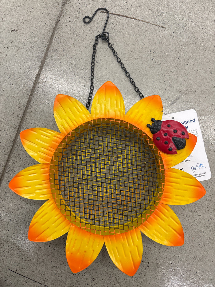 Sunflower Mesh Bird Feeder