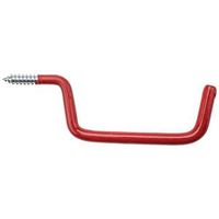 National Hardware V2157 Ladder Hook, 6" Projection, 1.75" H, 8" L, 15 lb, Steel, Red