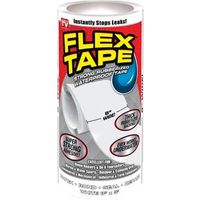 Flex Tape, 5 ft L x 8 in W, Rubber Backing (TFSWHTR0805)