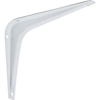 Shelf Bracket, White, 5"