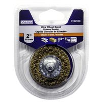 Vulcan 321581OR Wire Wheel Brush, 2 In Dia, 1/4 In Arbor/Shank