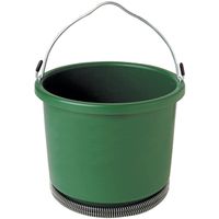 Farm Innovators HB-60 Heated Bucket, Plastic, Green, Round, 2 Gal