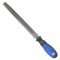 Vulcan JL-F003 Half-Round File, Double Cut, 3/4 in W Blade, Cushion-Grip Handle