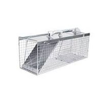 Havahart 1085 Animal Trap, 32 in L, 10 in W, 12 in H, Spring-Loaded Door Trap Cage Lrg Ezset