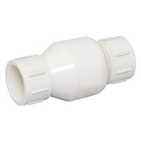 B&K ProLine Series Check Valve, 1-1/4", IPS, 200 PSI, PVC Body