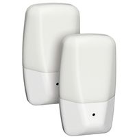 AmerTac Aria Series NL-ARIA-F2 Curve Night Light, White Fixture, 120 V, 60 Hz