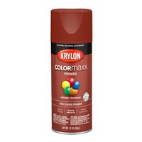 Krylon COLORmaxx Primer, Red Oxide, 12 oz Spray