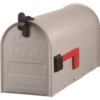 Gibraltar Mailboxes Grayson Series ST100000 Rural Mailbox, 800 cu in Capacity, Galvanized Steel