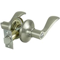 ProSource Reversible Privacy Lever Lockset, Zinc, Grade 3 (LYEX201V-PS)
