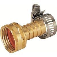 Landscapers Select GB958F3L Garden Hose Coupling with Clamp, 5/8 in, Female, Brass