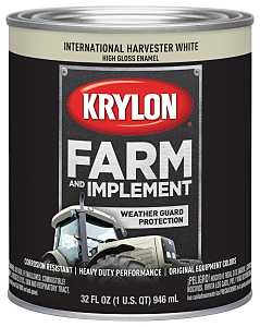QT International Harvester White Brush-On Paint