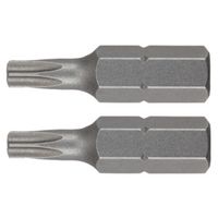 Irwin IWAF21TS202 Tamper-Resistant Insert Bit, T20 Drive, 1/4 in Shank, 1 in L