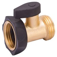 Landscapers Select GB9111A3L Hose Shut-Off Valve, 3/4 in, Female, 1 Port, Brass Body
