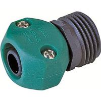 Landscapers Select GC531-23L Hose Coupling, 1/2 in, Male, Plastic, Green and Black