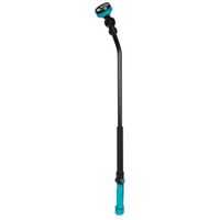 Gilmour Watering Wand, Swivel Inlet, 5-Spray Pattern, Articulated, 34 in L, Black/Blue
