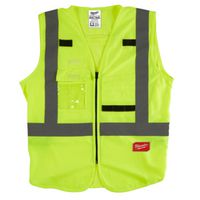 Milwaukee 48-73-5023 High-Visibility Safety Vest, 2XL, 3XL, Regular, Unisex, Yellow