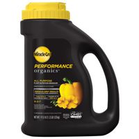 Miracle-Gro Performance Organics All-Purpose Plant Nutrition, 2.5 lb Jug, Solid, 9-2-7 N-P-K Ratio
