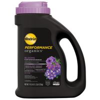 Miracle-Gro Performance Organics Plant Food, 2.5 lb Jug, Solid, 5-7-10 N-P-K Ratio