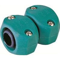 Landscapers Select GC5323L Hose Mender, 5/8 to 3/4, Male, Plastic, Black and Green