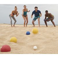 Franklin Sports 50110 Starter Bocce Set, 90 mm Dia, Green/Red/Yellow