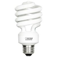 Feit Electric ESL23TM/D/4 Compact Fluorescent Bulb, 23W, Spiral Lamp, E26 Base, 1600 Lumens, Dayligh