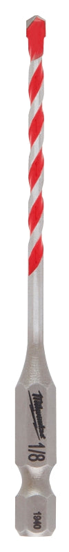 Milwaukee SHOCKWAVE 48-20-9000 Drill Bit, 1/8 in Dia, 3-1/2 in OAL, Hex Shank