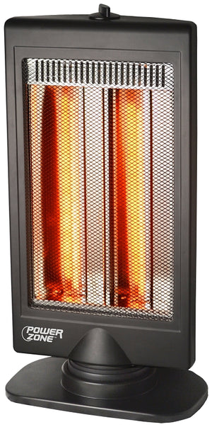 PowerZone Electric Halogen Radiant Oscillating Space Heater 400/800 W (bfgf-8)