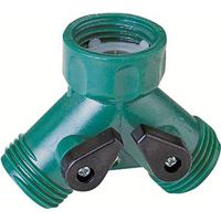 Landscapers Select GC5113L Y-Connector, Female and Male, Plastic, Yellow, For Garden Hose and Faucet