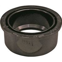 Canplas Reducing Pipe Bushing, 3" x 1-1/2", Spigot x Hub, ABS, Black, Schedule 40