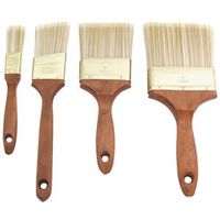 ProSource A 22040 Paint Brush Set, General-Purpose, 1, 2. 3, 4 in Brush, 4-Brush